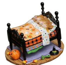 Wee Forest Folk Retired Limited Halloween Slumber Party Only Made for Two Months