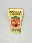 Vintage Waffle House Always Coca Cola Glass Shaped Lapel Pin 1995