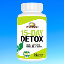 15 DAY Detox Detox Cleanse  Colon Cleanse  Weight Loss Support - 30 Count