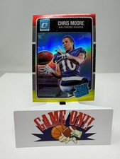 2017 Optic Football Chris Moore Yellow and Red RC Card #157