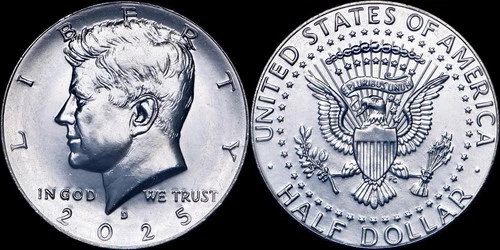 2025 D Kennedy Half Dollar NIFC CN-Clad BU from OBW Rolls