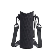 2x Water Bottle Sleeve Cover Carrier Bag Waterproof Adjustable Shoulder Strap UK