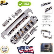 Roller Saddle Bridge ABR-1 Tune-o-matic Bridge Tailpiece Bridge For Les Paul ...