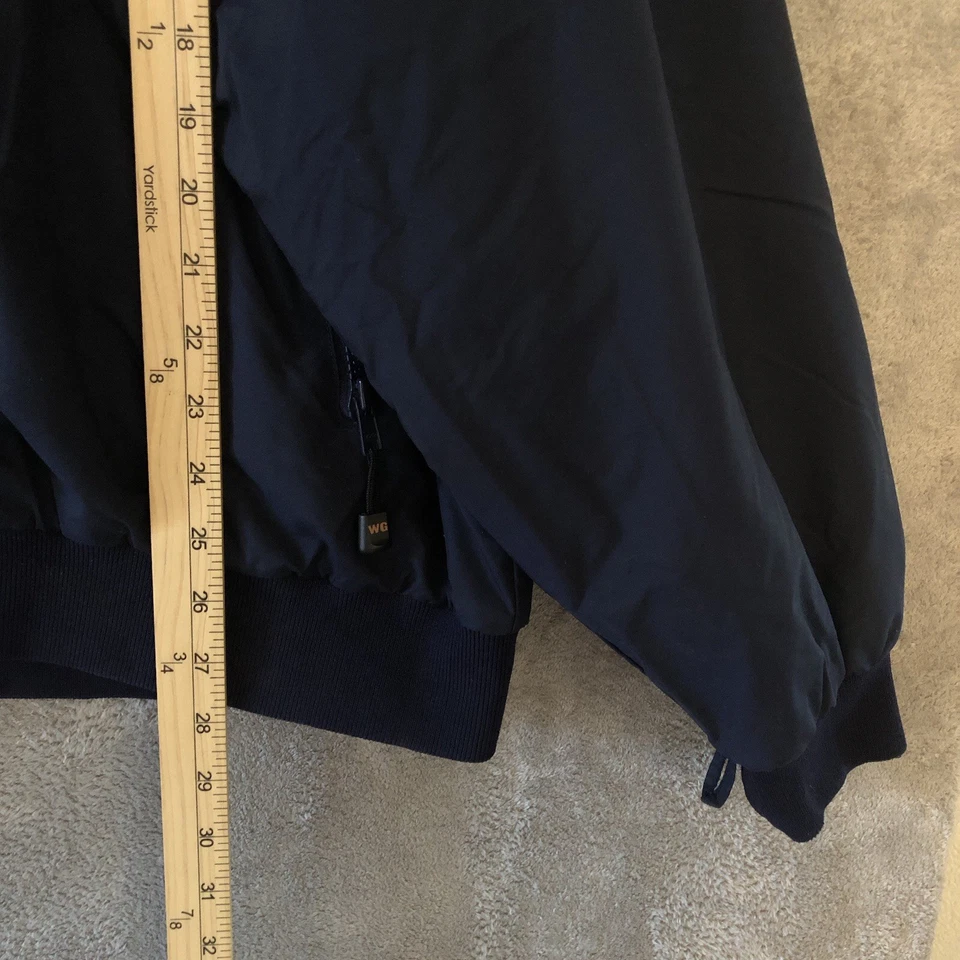 Jaqueta de trabalho Wear Guard à prova de tempestade isolada bombardeiro masculina 2XL resistente à água azul - Imagem 4 de 4