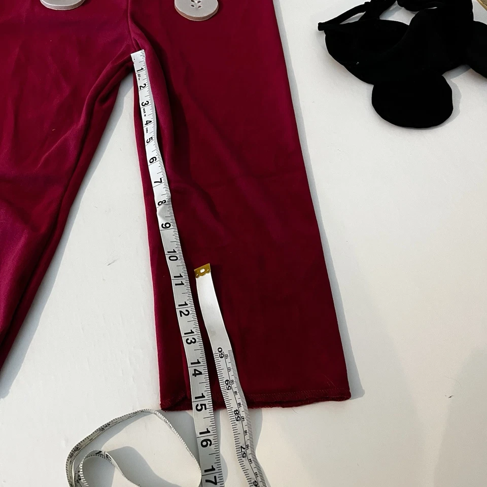 Mickey Mouse Toddler Kid 2T Costume Dress Up Halloween Red Black Yellow Hat - Image 4 of 4