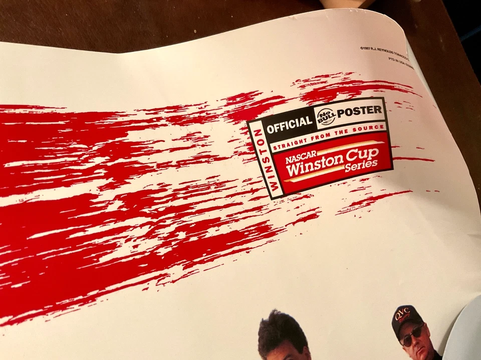 Vintage 1997 Charlotte Motor Speedway Offical Poster- All Drivers - Image 4 of 4