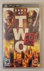 2010 Army of Two The 40th Day Sony PlayStation Portable PSP Case & Manual Only