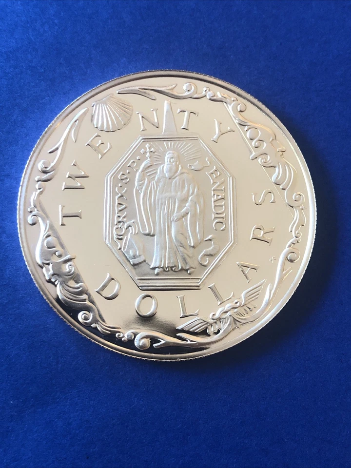 1985 British Virgin Islands Twenty Dollar 19.09 Gr Silver Proof - Image 4 of 4