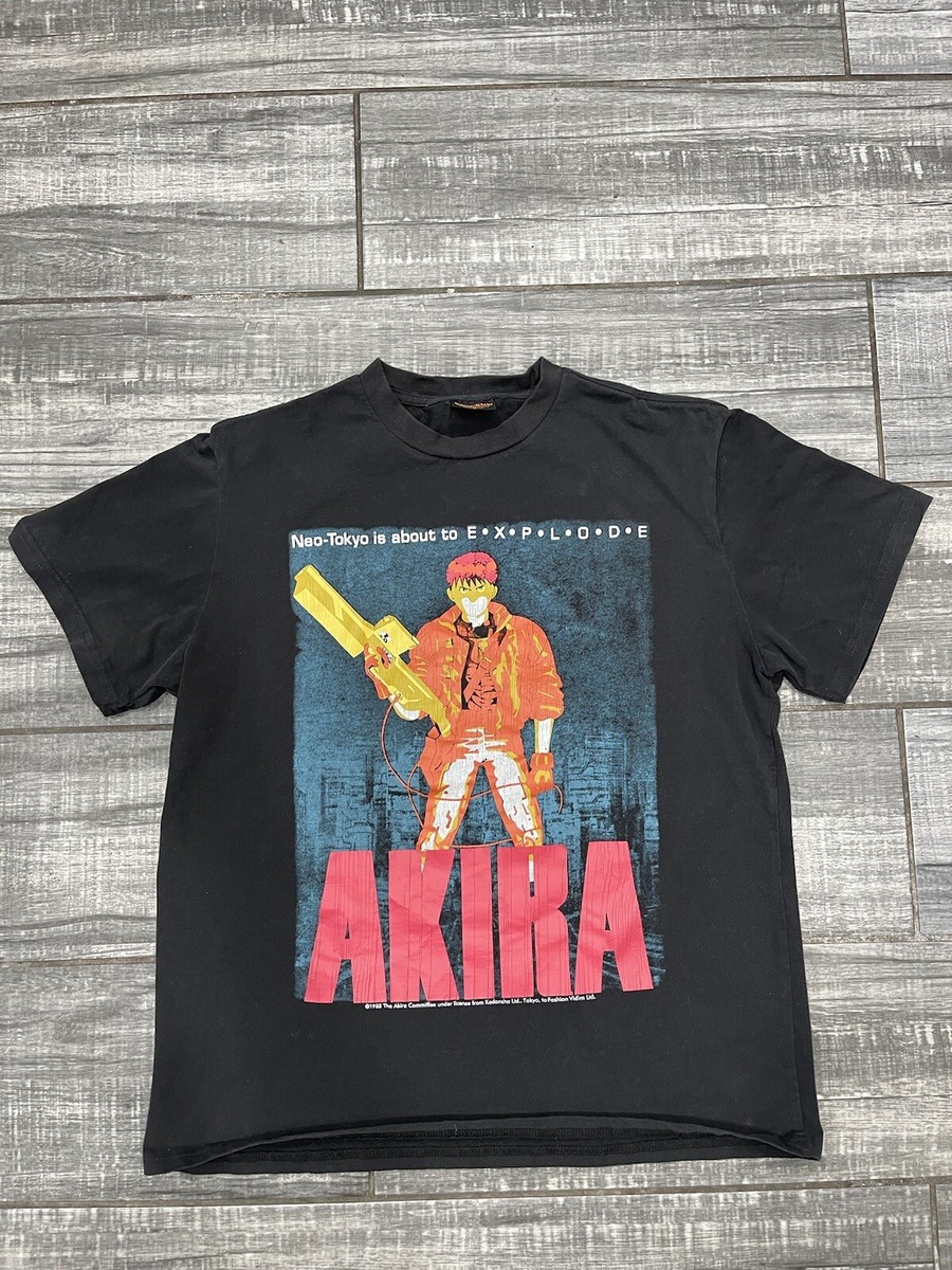 Akira Anime T Shirt Boot Men's Reprint Black Size L | eBay