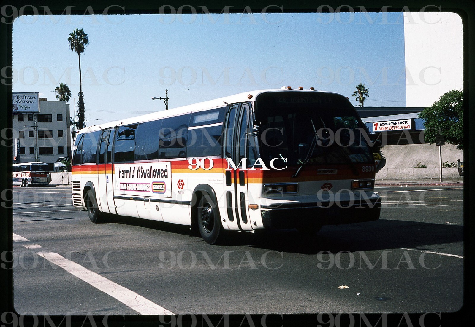 SCRTD-RTD. GM RTS BUS #8939. Los Angeles (CA). Original Slide 1987. | eBay