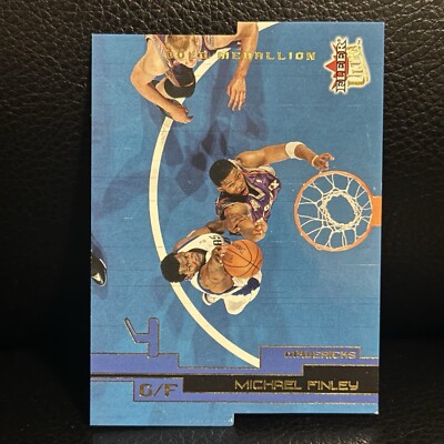 Michael Finley 2002-03 Fleer Ultra Gold Medallion Diecut #60 Dallas Mavericks