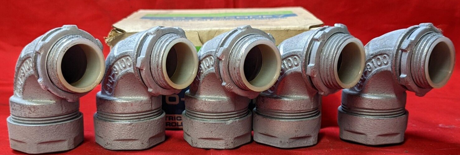 OZ GEDNEY 1" LIQUIDTIGHT CONNECTORS 4Q-9100TG **BOX OF 5**