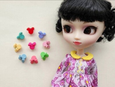 1 Doll Hair Clip Claw Hair Clip Blythe Pullip Rainbow High BJD American Girl 