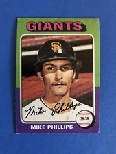 1975 Topps Baseball MINI #642 Mike Phillips San Francisco Giants