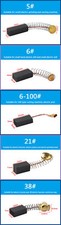 10 Pcs Motor Carbon Brush 5 6 21 44 Packing Machine Drill Carbon Brushes