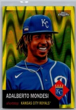 2022 Topps Chrome Platinum Yellow Lava Refractor /250 Adalberto Mondesi #102