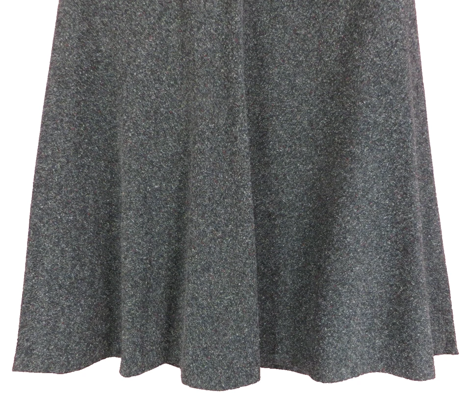 SK17847- JONES WEAR Mujer 80% Acrílico Algodón Acampanado Falda Midi Forrada Gris 10 Foto 4 de 4