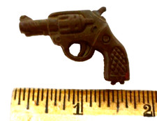 VTG PISTOL GUN FIT 10"-12" COWBOY ACTION FIGURE PART 1970'S TOY ACCESSORY