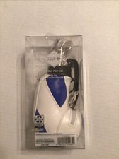Dashing Blue White Golf Bag Pen Set w/ Black, Red Blue Ink NEW