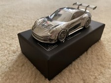 Genuine Porsche 911 992 GT3 RS Aluminum Chrome model scale 1:43 Paperweight