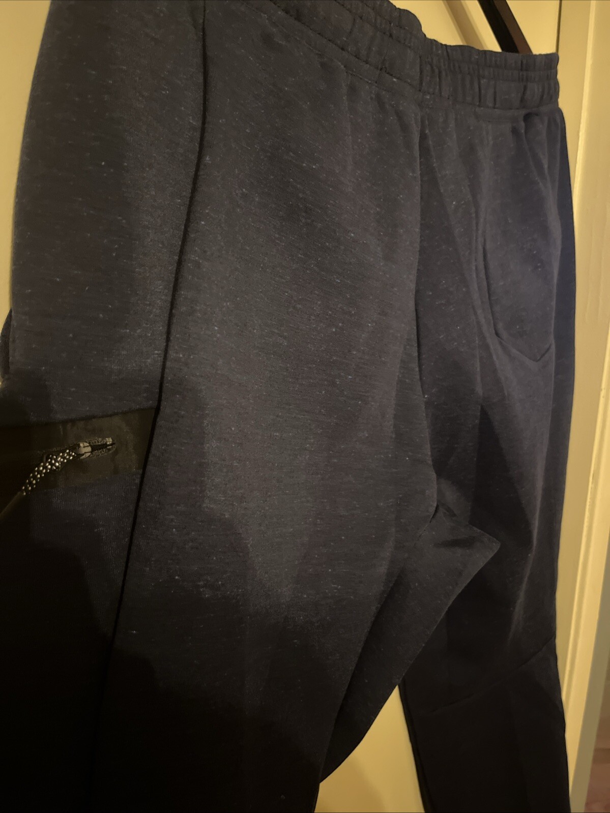 Nike Tech Fleece Open Hem Joggers Blue Mens Xl. Rare image 9