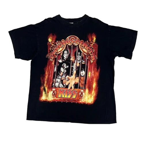 Kiss 98 90s Vintage Psycho Circus World Tour Band Conce 1990s vintage concert t-shirt, vintage, single stitch, B+ condition