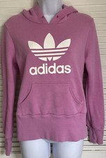 Women's adidas Trefoil Fleece Hoodie, Medium, Cotton Blend
