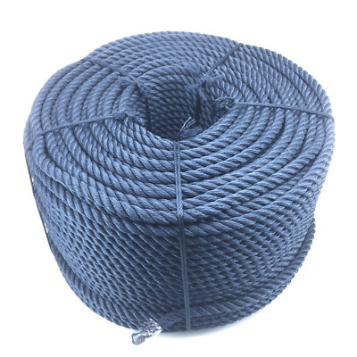 Softline-Seil 18 mm dunkelblau x 100 Meter. 3 Strang Multifilament Schwimmseil