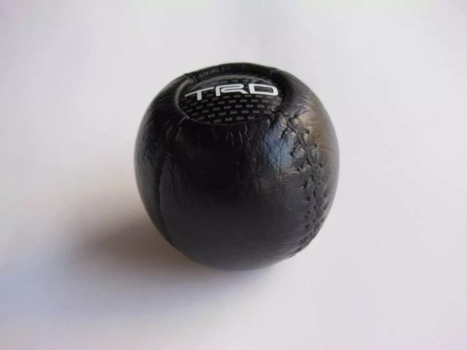 TRD Genuino Toyota Supra MR-S Celica Cuero Perilla de Cambio Piezas Importación 1993-1998 Foto 3 de 3