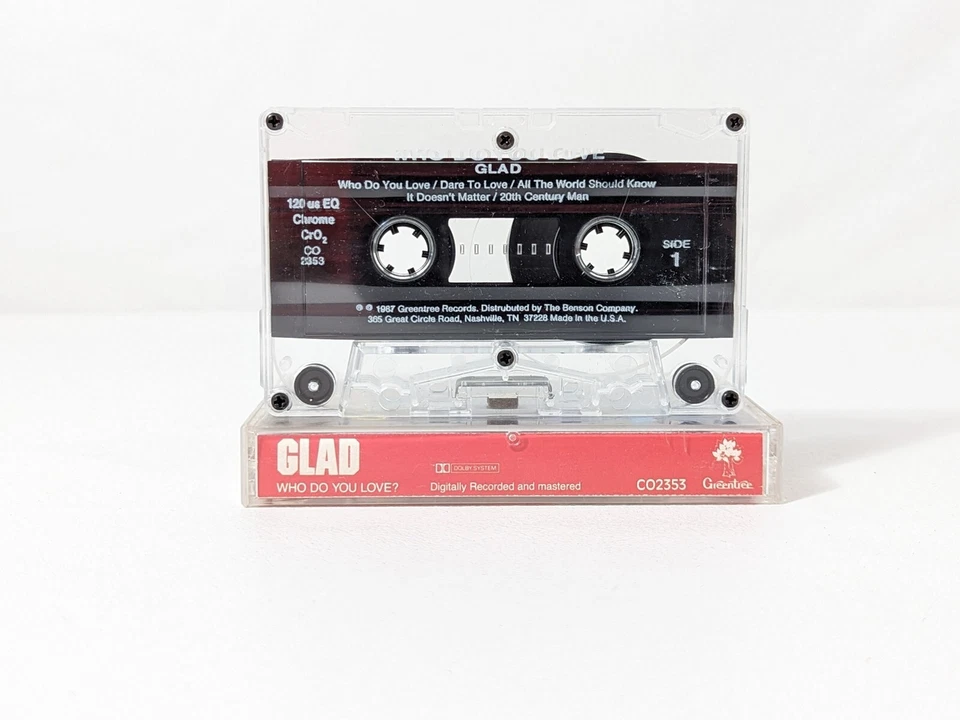 GLAD WHO DO YOU LOVE 1987 Cassette Foto 4 de 4