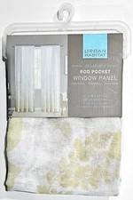 Urban Habitat Rod Pocket Window Panel 50x63L Kimball Taupe