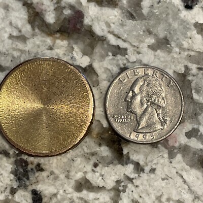 Antique Victorian 1874 RBM Atrice  Etched  Gold Filled Gf Locket Rare