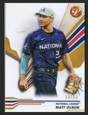 2024 Topps Pristine Baseball Matt Olson #283 GOLD Refractor /50