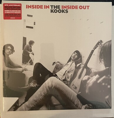 The Kooks Inside In Inside Out 2LP RED Colored Vinyl Anniversary Deluxe Edition