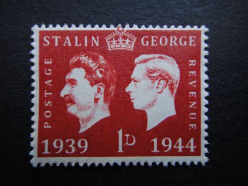 Germany Nazi 1944 Stamp MNH Propaganda KGVI &amp; Stalin WWII Third Reich German