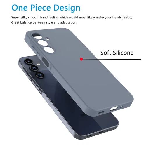 Für Samsung Galaxy A16 5G A15 A14 A13 Silikon Hülle Slim Cover + Displayschutz - Bild 10 von 41