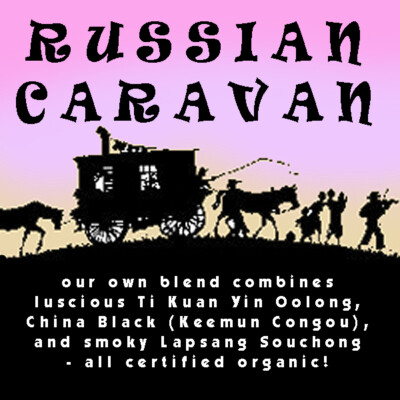 Travelers Russian Caravan Tea (blend), loose/bulk from $4.50 (1 oz.)