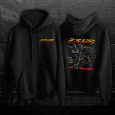 Kawasaki Ninja ZX12R ZZR1200 Hoodie for Motorcyclist, Biker Pullover