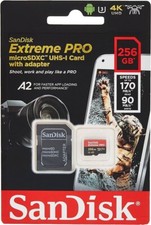 SanDisk Extreme PRO Micro SD Memory Card 256GB V30 GoPro