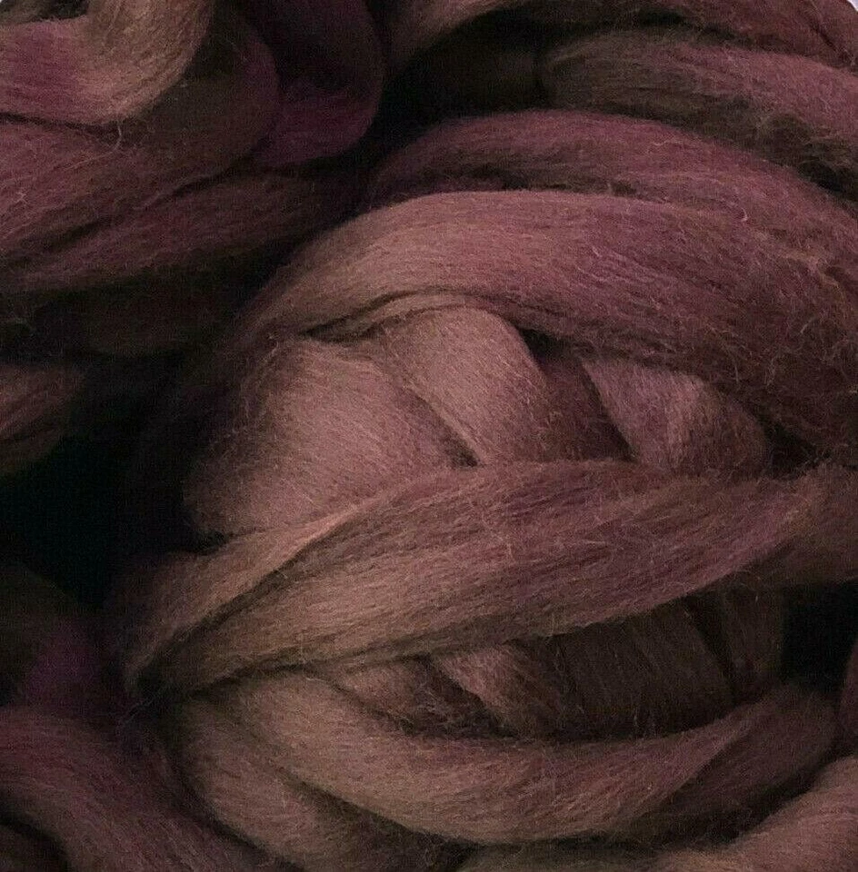 Dark Brown Wool Top Roving - Image 3 of 4