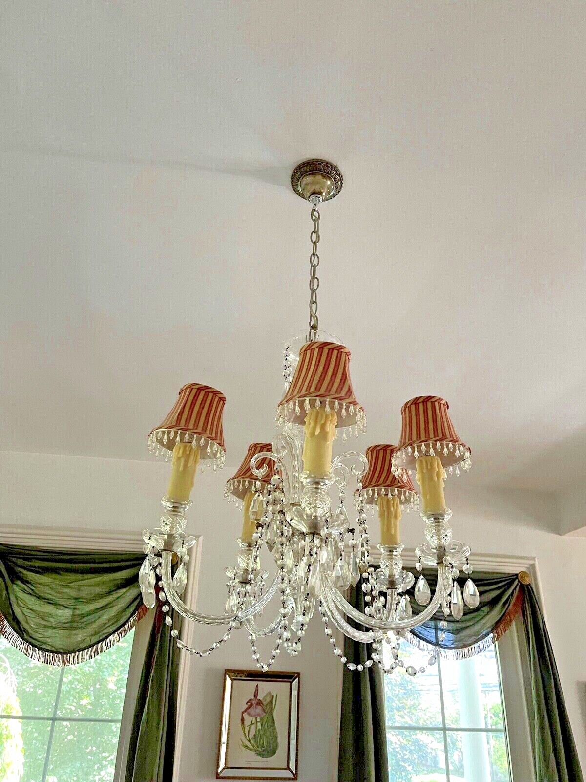 Pair of European crystals antique chandeliers eBay