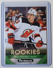 Nico Hischier Parkhurst Rookies 2017-18 Parkhurst Upper Deck Hockey NHL Card 290