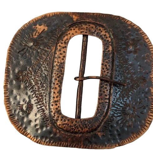 Vintage Chambers Antique Copper Aztec Sun God Rectangular  display picture 3