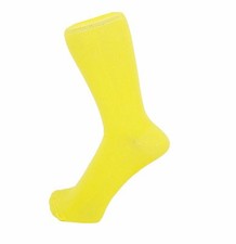 Unisex Men Fashion Cotton Rich Mid Calf Plain Color Ankle Socks One Size 6 -11