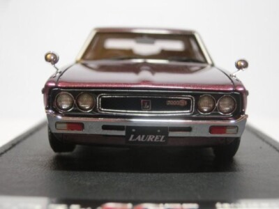 イグニッションモデル 1/43 日産 ロール 2000SGX C130 パープル 1/43 Ignition Model Nissan Laurel 2000SGX C130 Purple w/ Box