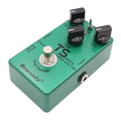 DemonFx TS Green Guitar Overdrive Distortion Screamer On TS9 TS808