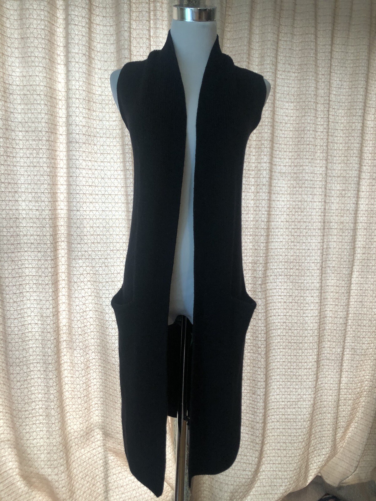 ARITZIA WILFRED Black Knit Longline 