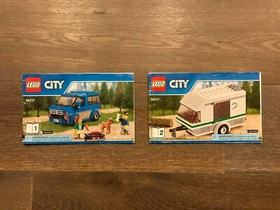 LEGO CITY: Van & Caravan (60117) Complete Set with Manuals No Box