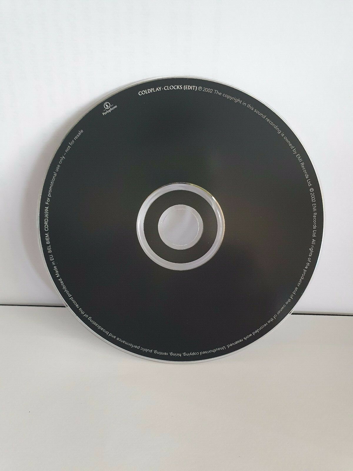 VERY RARE UK 1 TRACK CD PROMO OF "CLOCKS" BY COLDPLAY ORIGINAL