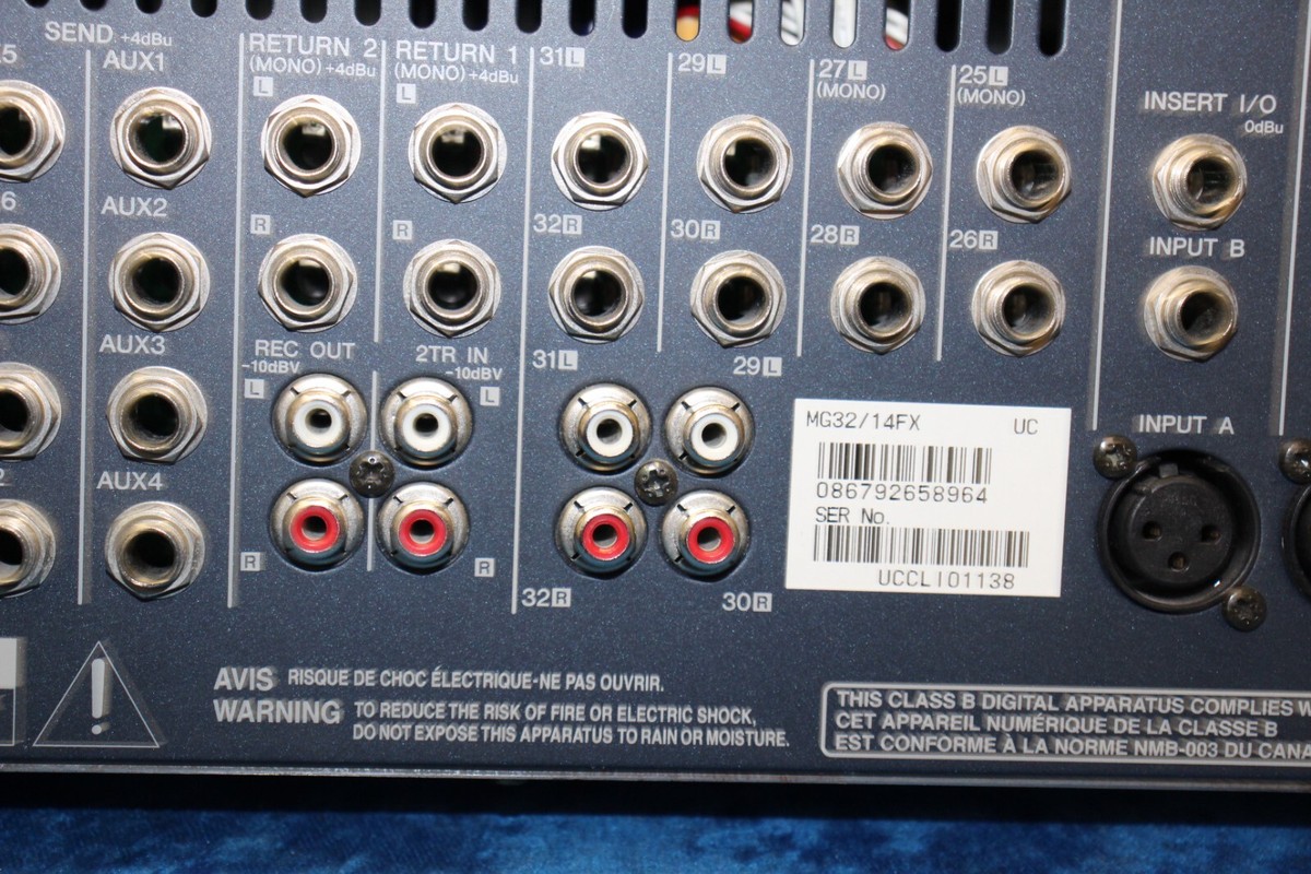 Yamaha MG32/14FX 32-Channel Analog Mic/Line Mixer Audio Yamaha MG32/14FX 32-Channel Analog Mic/Line Mixer Audio